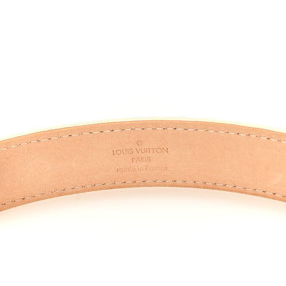 Louis Vuitton Damier Azur 25mm Mini Belt 75 30 3 of 4