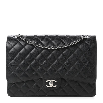 Chanel Caviar Quilted Maxi Double Flap Black 1 of 10