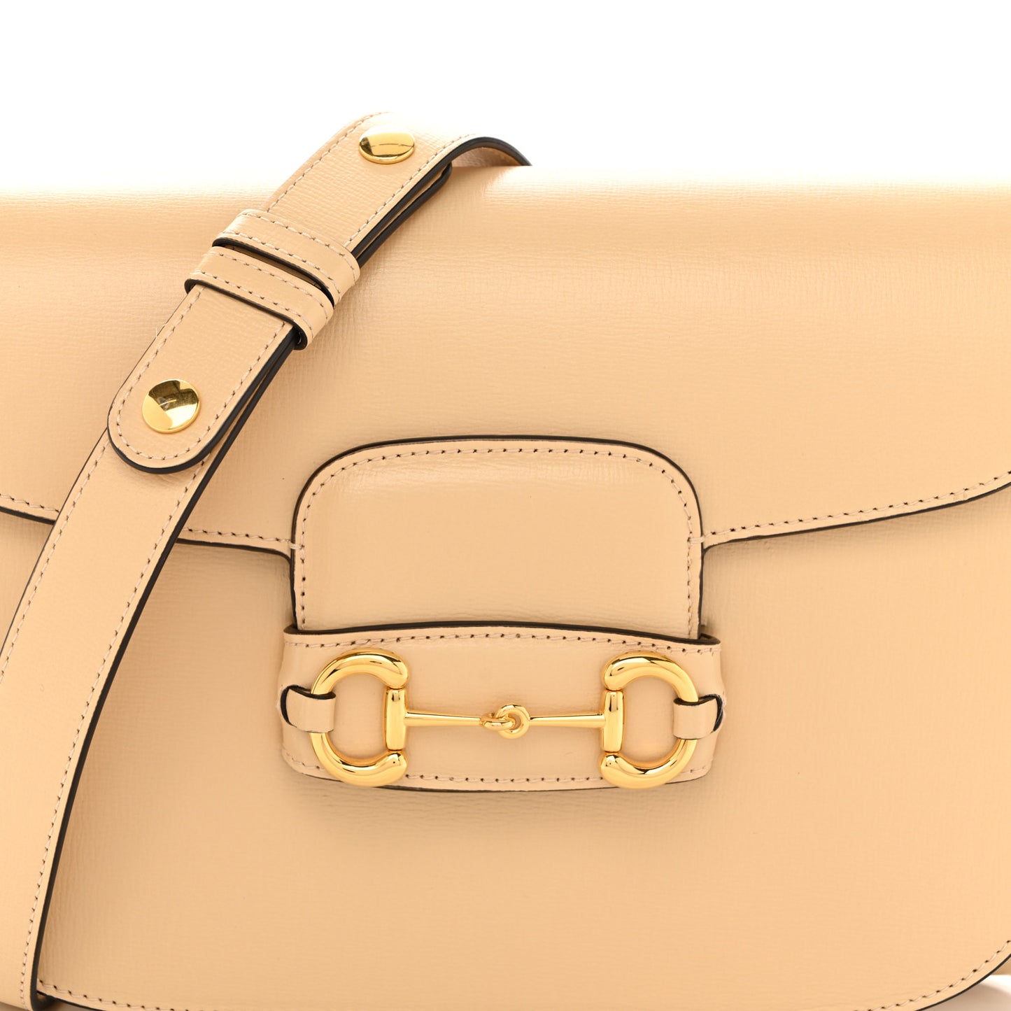 Azalea Calfskin Horsebit 1955 Shoulder Bag Bubble Tea