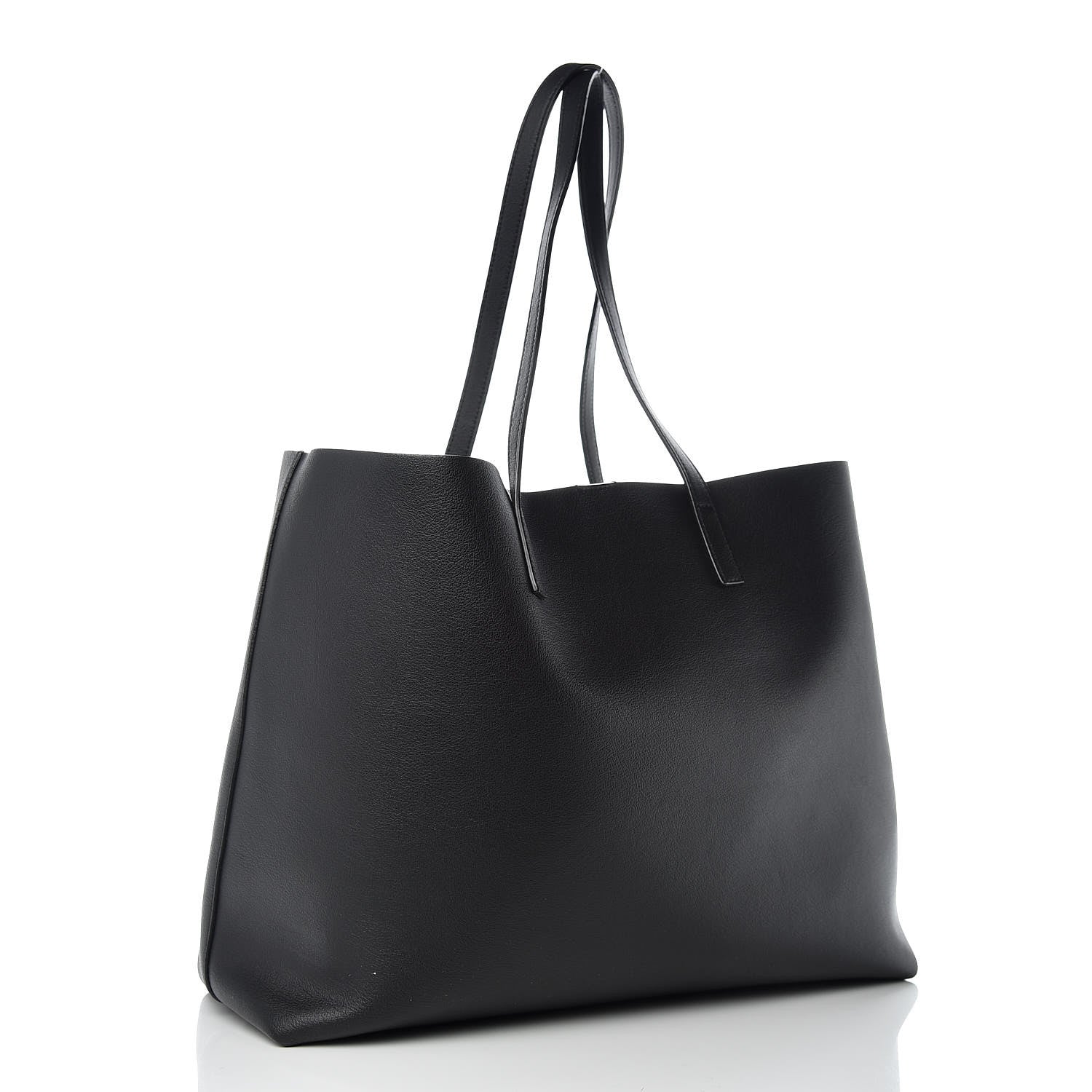 Saint Laurent Calfskin Large Shopping Tote Black 4 of 10