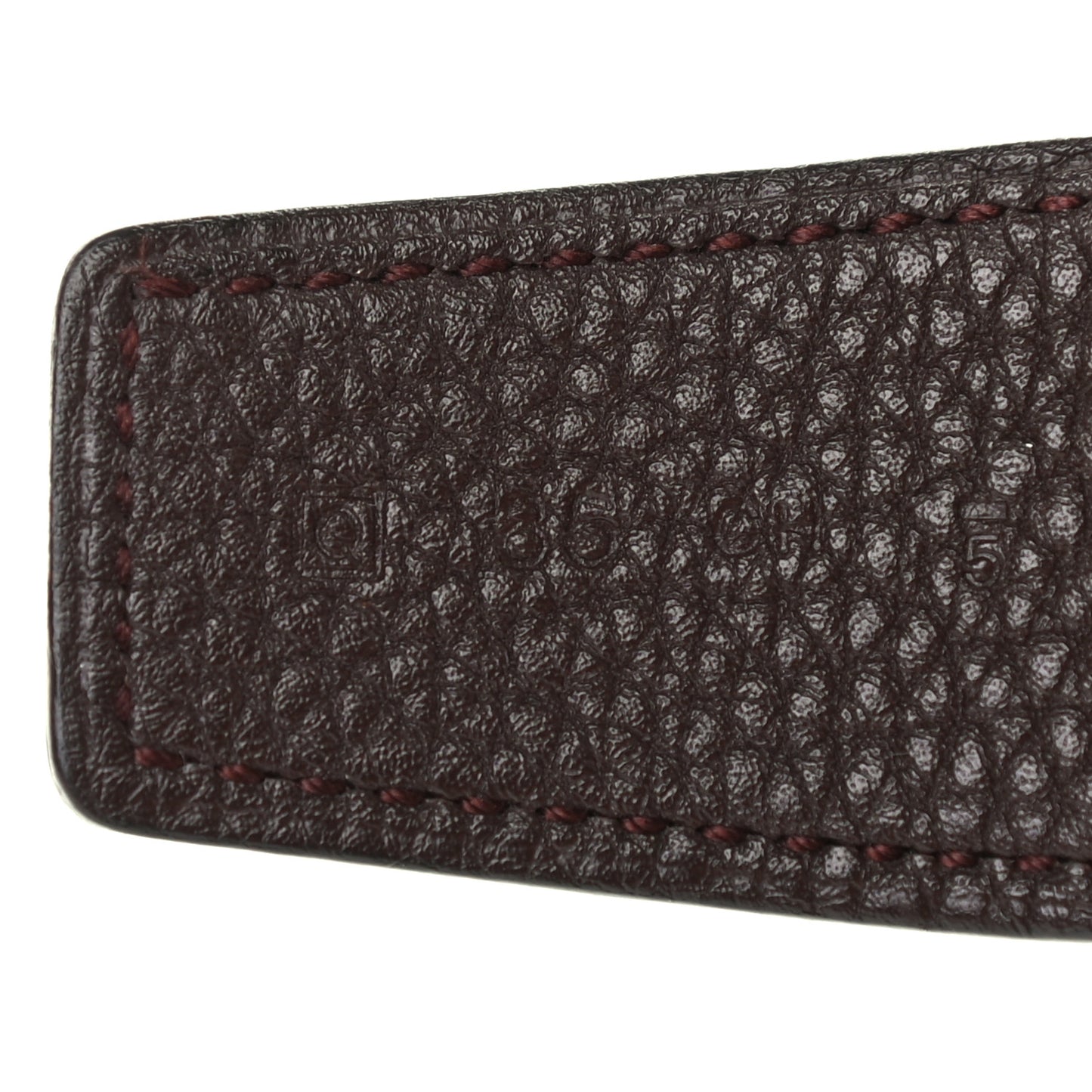 Box Togo 32mm Belt Strap 85 Black Chocolate