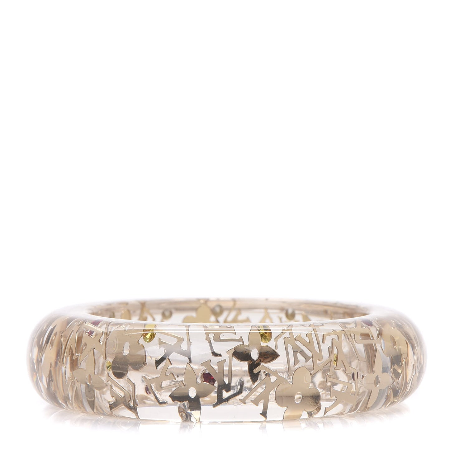 Resin Swarovski Medium Inclusion GM Bracelet Transparent