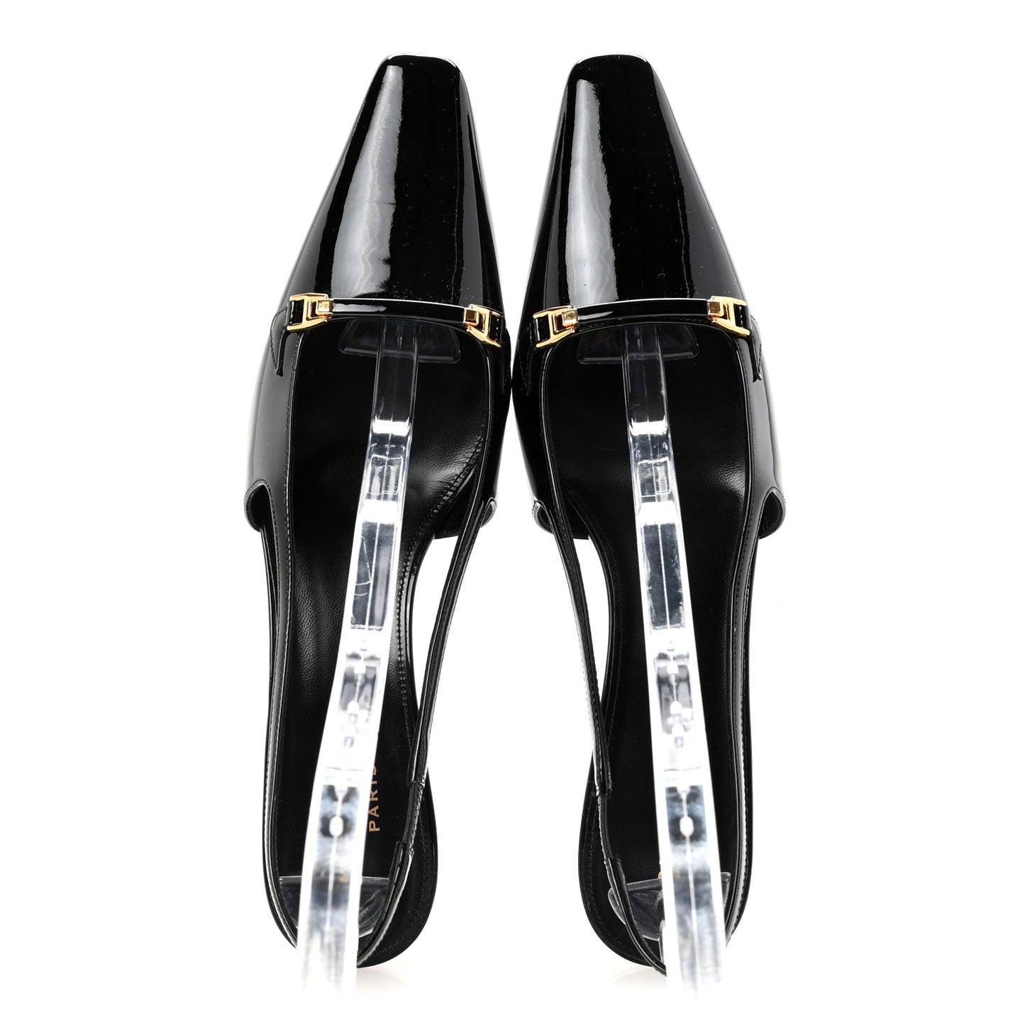Patent Bade Slingback Pumps 41 Black