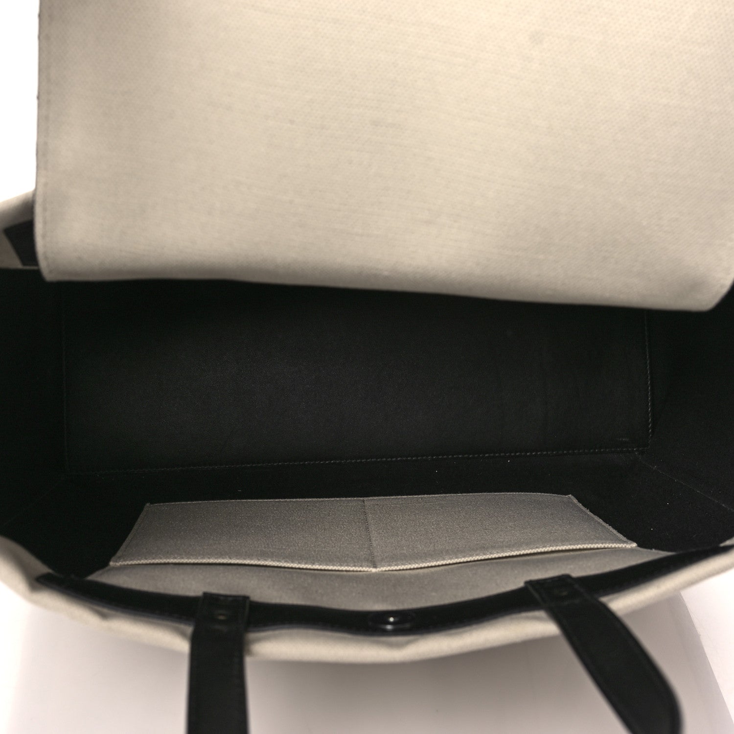 Valentino Garavani Canvas Calfskin VLTN Print Small Rockstud Tote Naturale Black 5 of 9