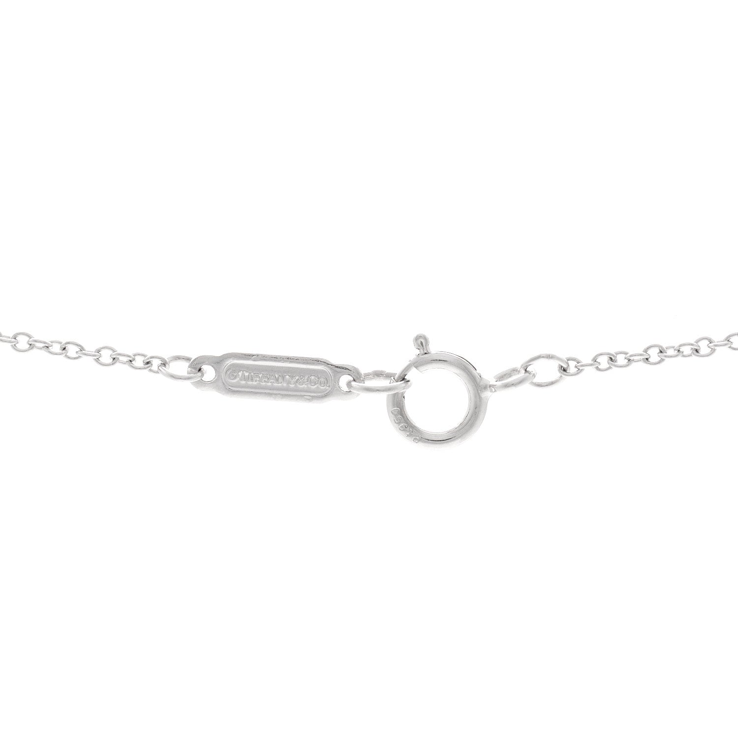 Tiffany Platinum Diamond Small Victoria Necklace 4 of 5