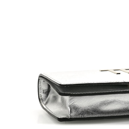 Tom Ford Metallic Palmellato Calfskin TF Mini Bag Silver 8 of 12