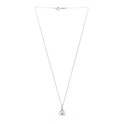 Tiffany Sterling Silver 1837 Ball Pendant Necklace 3 of 4