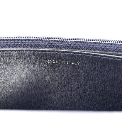 Chanel Lambskin Quilted Wallet On Chain WOC Navy Blue 7 of 11