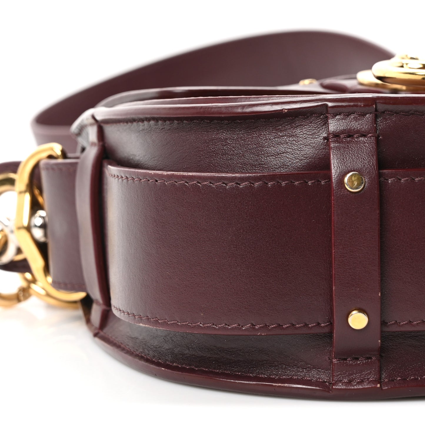 Calfskin Small Tess Bag Burnt Brown Burnt Brown