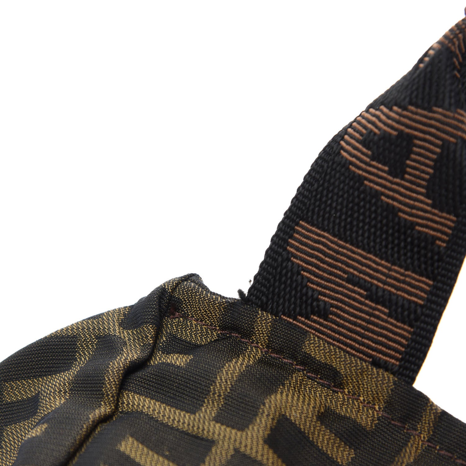 Fendi Fabric FF 1925 Mini Cosmetic Bag Tobacco 9 of 13