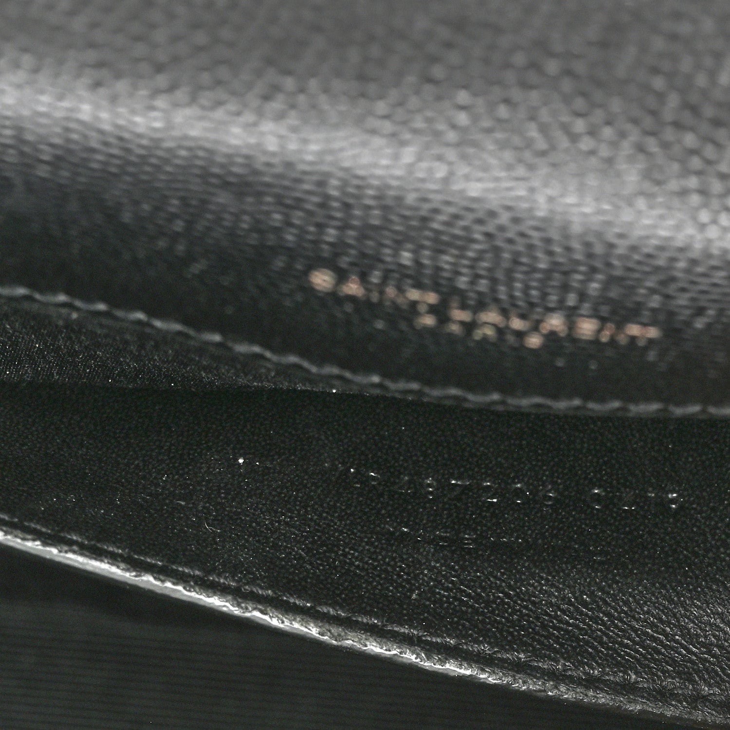 Saint Laurent Grain De Poudre Textured Mixed Matelasse Triquilt Medium Monogram Satchel Black 8 of 11