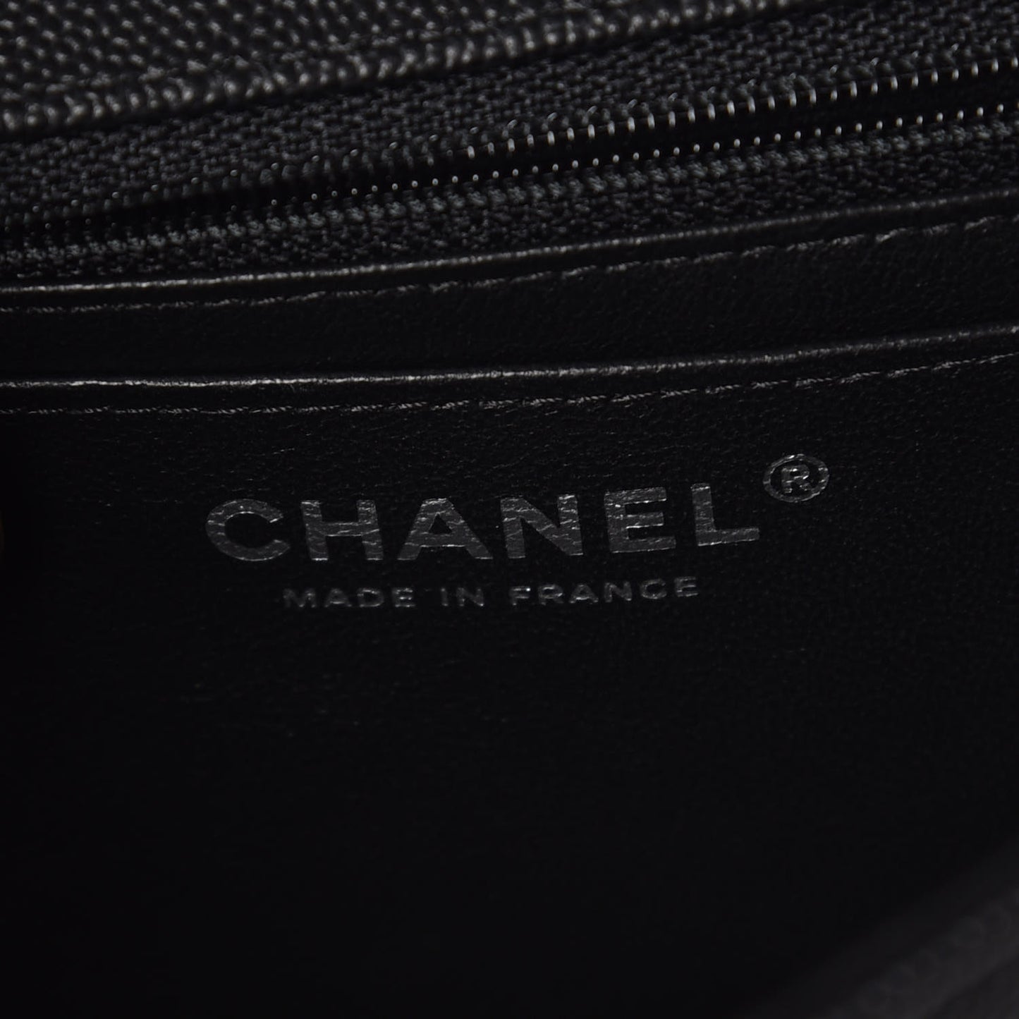 Caviar Quilted Mini Rectangular Flap Black