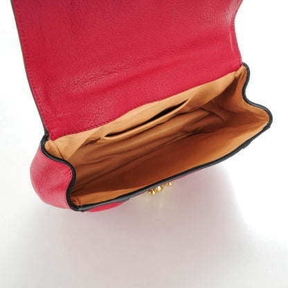 Chloe Goatskin Small Elsie Shoulder Bag Red 6 of 9