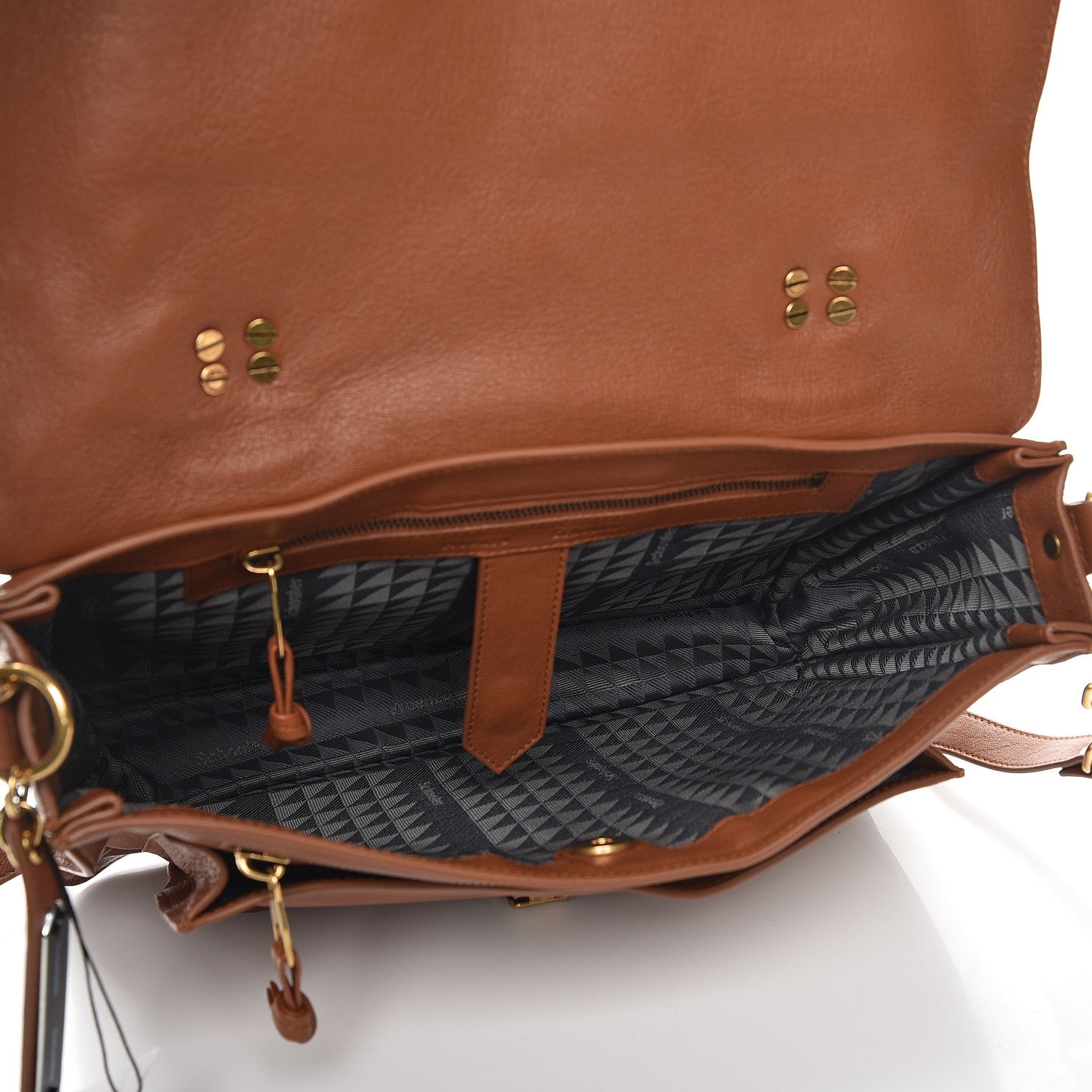 Proenza Schouler Lambskin Medium PS1 Satchel Saddle 6 of 9