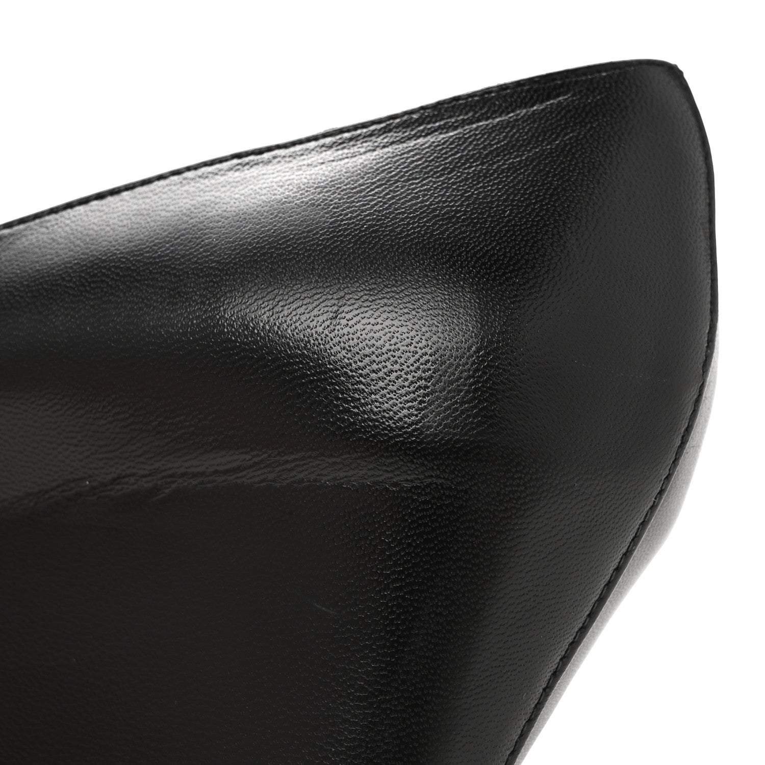 Chanel Lambskin Patent Cap Toe Wedges 40 Black 11 of 11