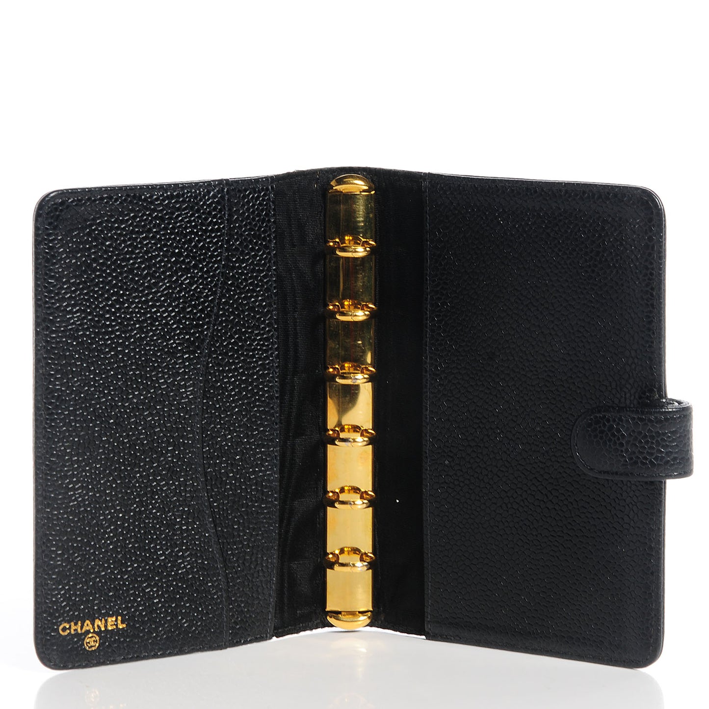 Caviar CC Small Ring Agenda Planner Black