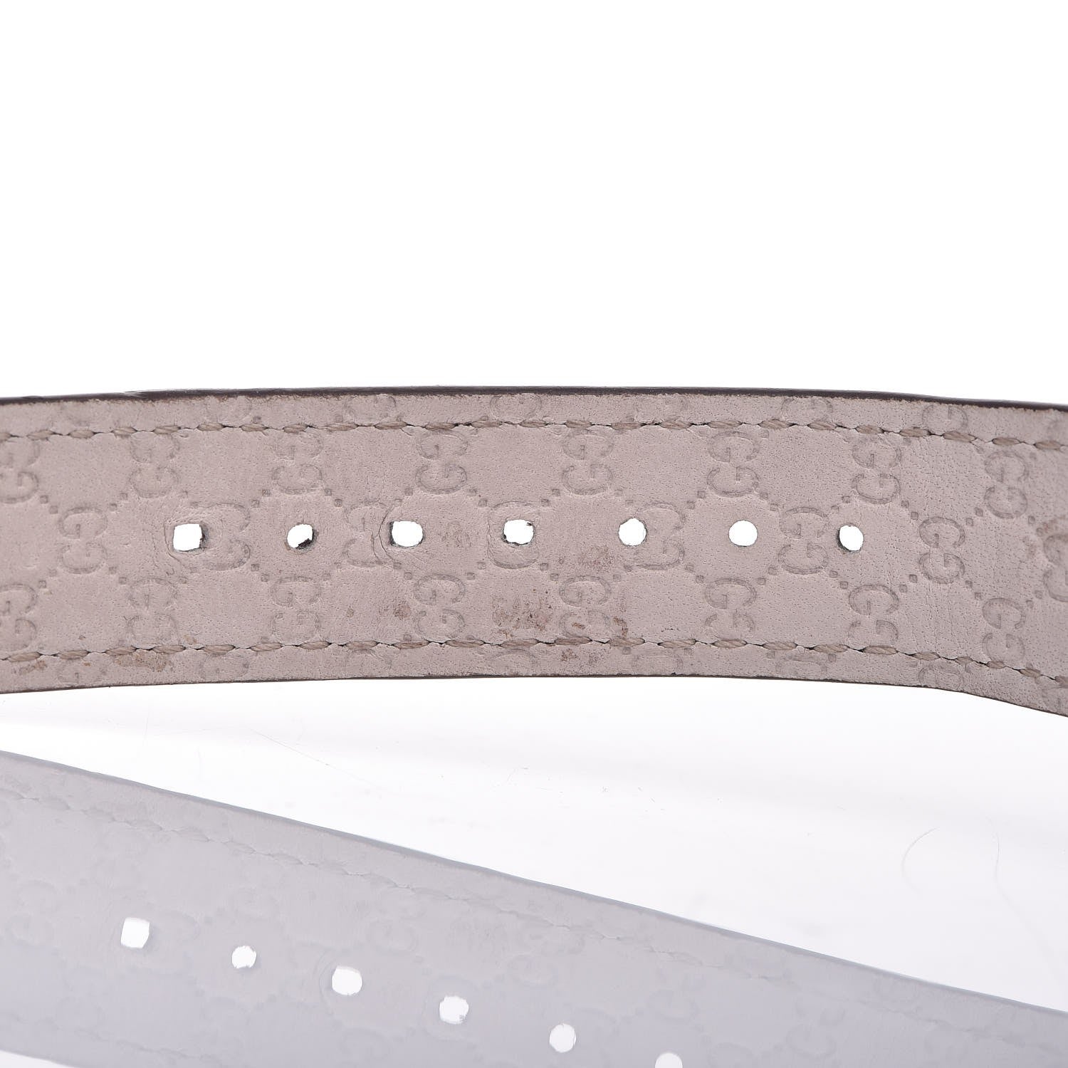 Gucci Stainless Steel Alligator 37mm Interlocking G Quartz Watch Brown 9 of 11