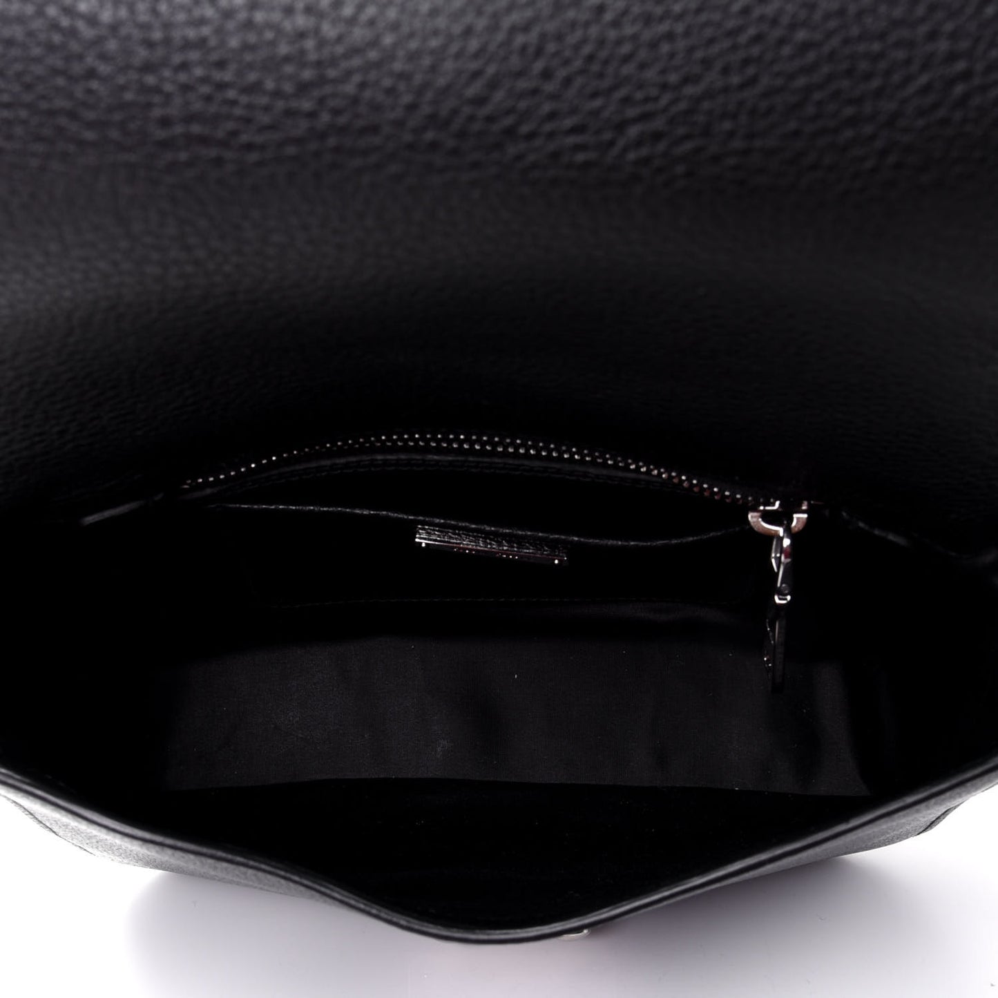 Vitello Phenix Madras Shoulder Bag Black