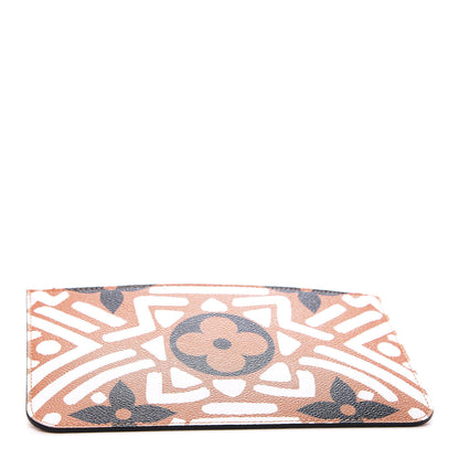 Louis Vuitton Monogram Giant Crafty Neverfull MM GM Pochette Creme Caramel 3 of 8
