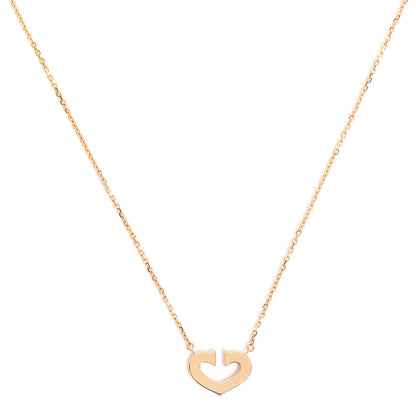 Cartier 18K Yellow Gold Medium Hearts and Symbols Necklace 1 of 6