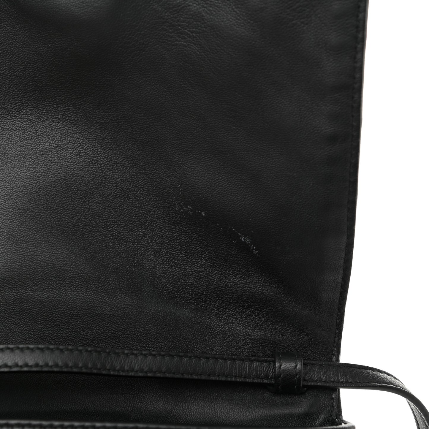 Nappa Intrecciato Crossbody Messenger Flap Black