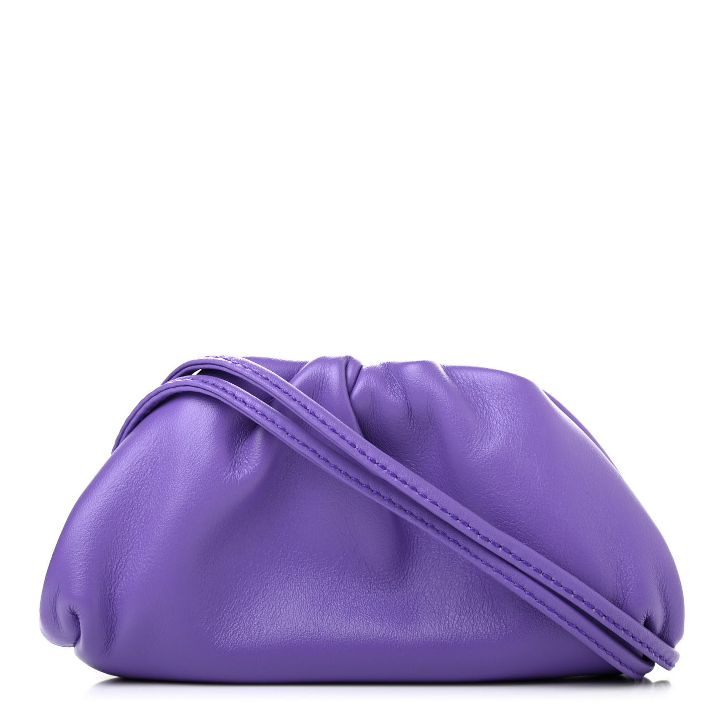 Butter Calfskin Coin Purse Purple