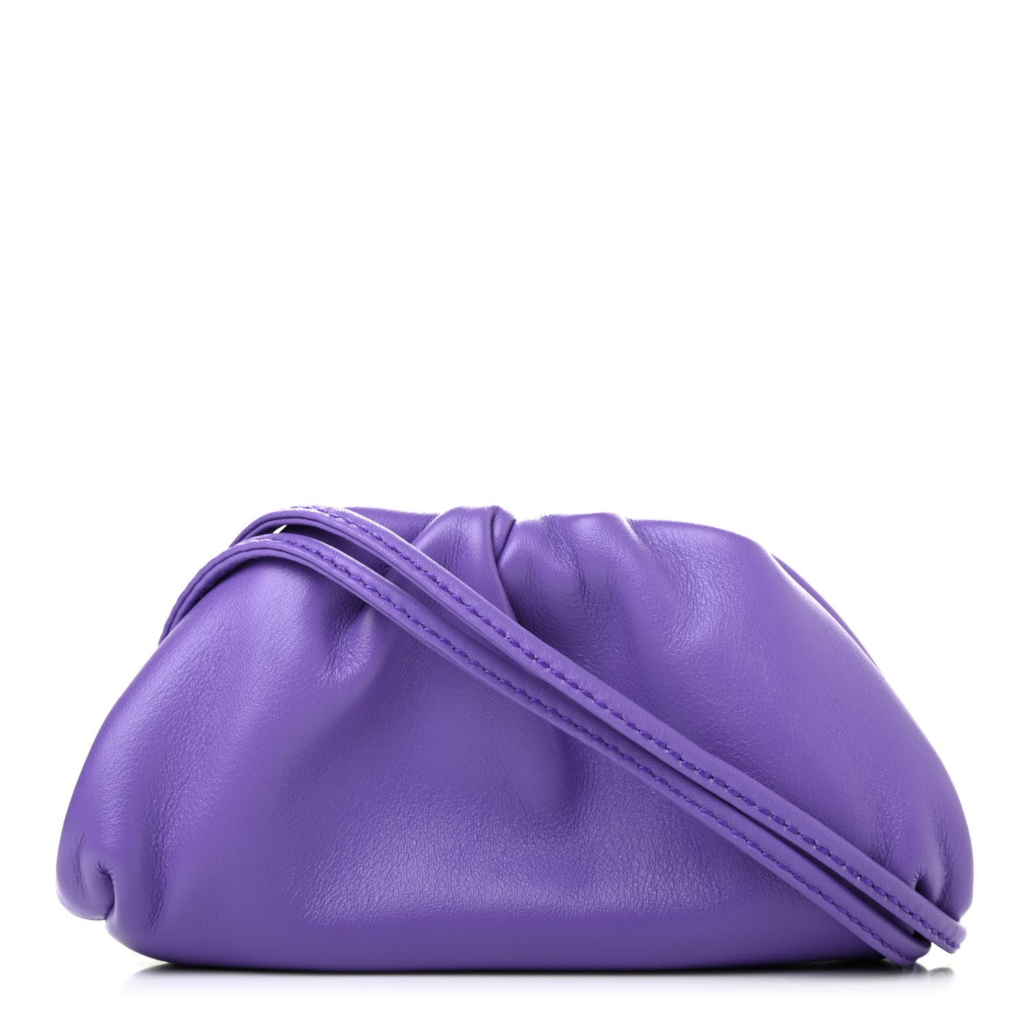 Bottega Veneta Butter Calfskin Coin Purse Purple 1 of 7