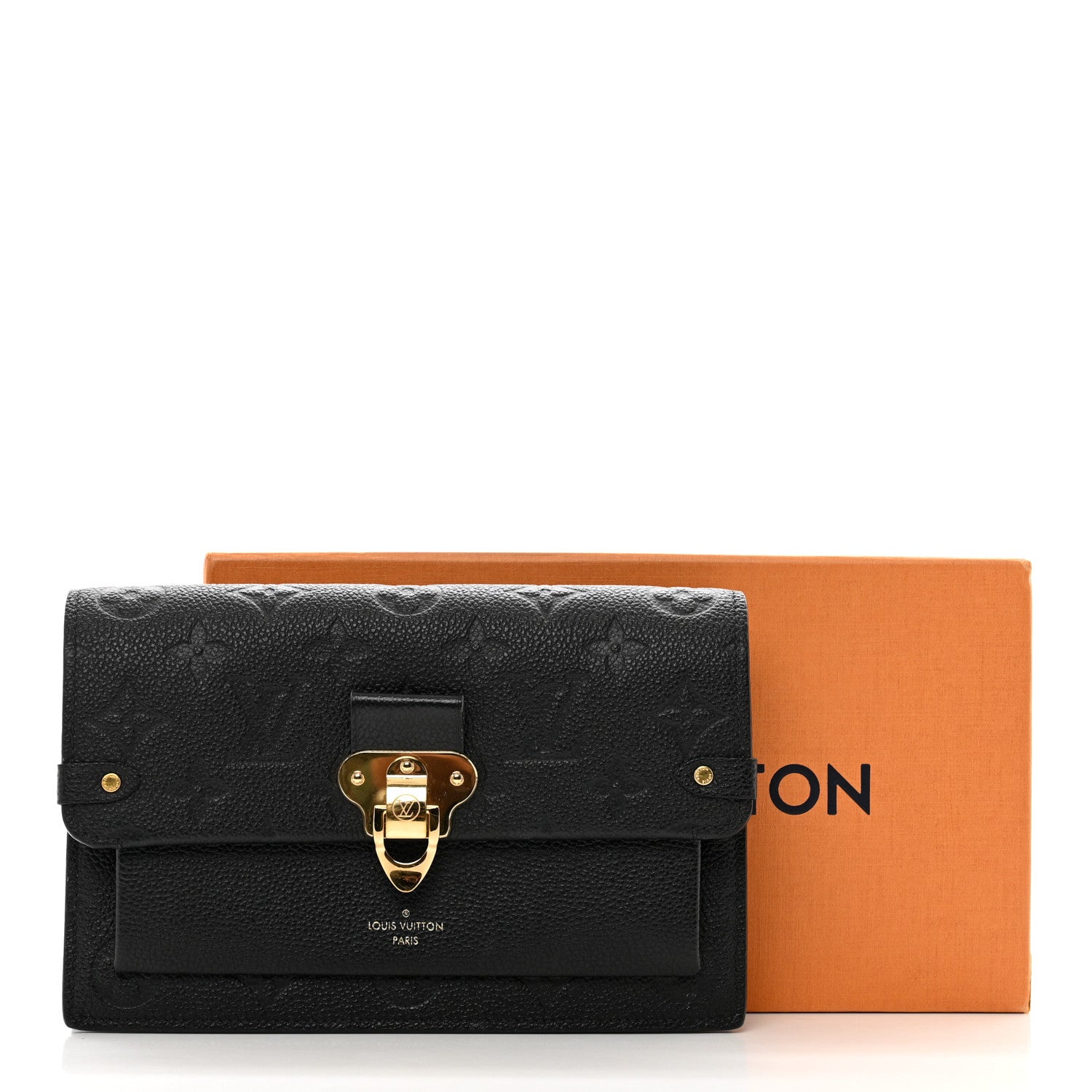 Louis Vuitton Empreinte Vavin Chain Wallet Black 10 of 10