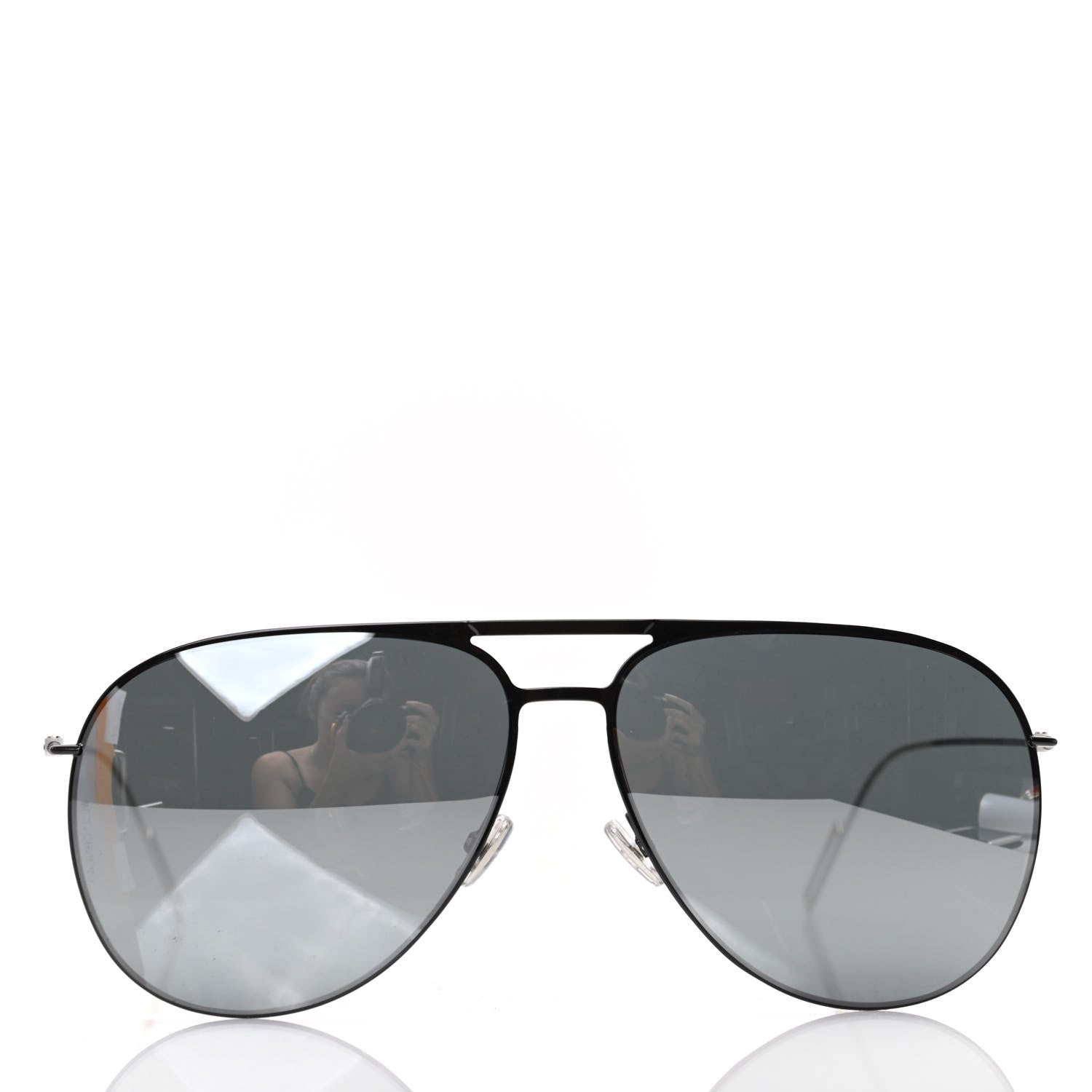 Christian Dior Homme Mens Aviator Sunglasses 0205S Black 2 of 7