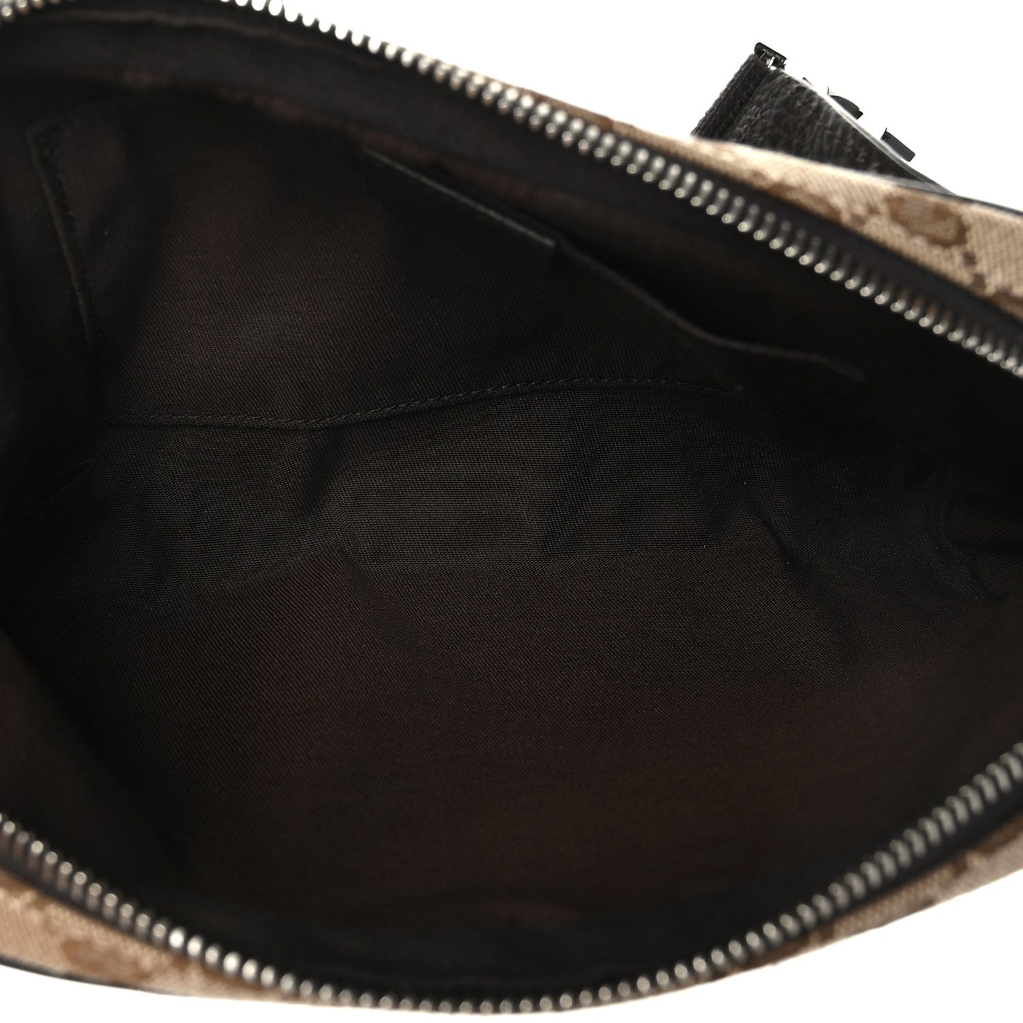 Monogram Dollar Calfskin Belt Bag Beige Ebony Testa di Moro Marrone Scuro