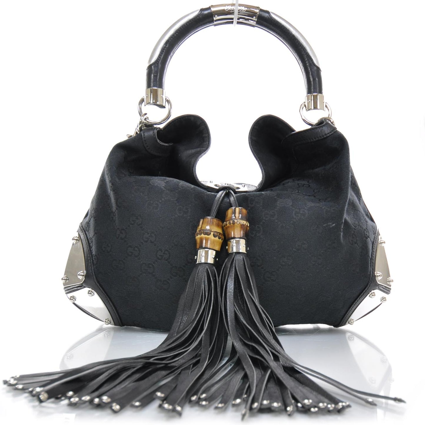 Monogram Medium Indy Hobo Black