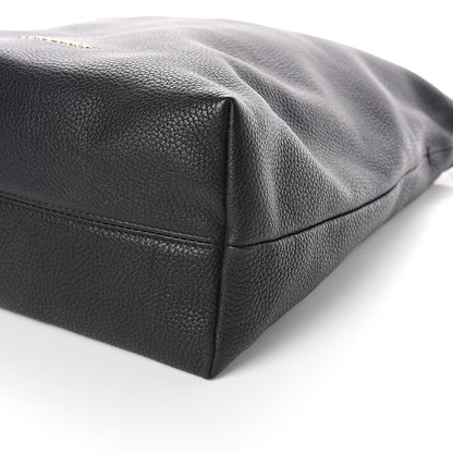 Burberry London Grainy Calfskin Medium Cale Hobo Black 8 of 8