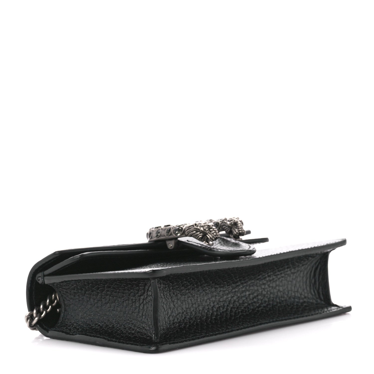 Gucci Calfskin Super Mini Dionysus Shoulder Bag Black 4 of 12