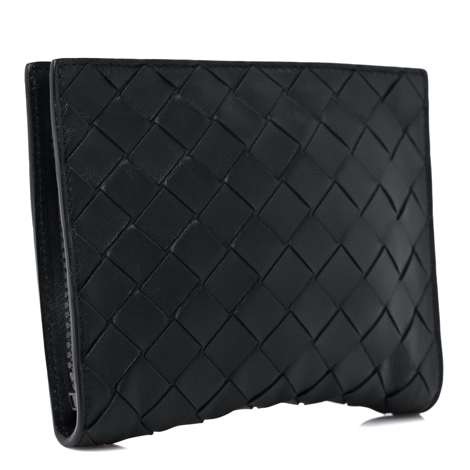Bottega Veneta Nylon Nappa Intrecciato Convertible Tote Black 9 of 13