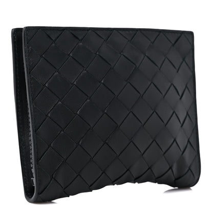 Bottega Veneta Nylon Nappa Intrecciato Convertible Tote Black 9 of 13