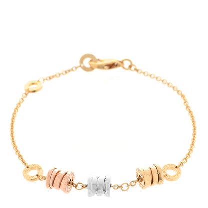 Bulgari 18K Yellow Rose White Gold B.Zero1 Bracelet 1 of 5