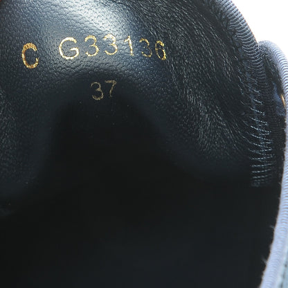 Chanel Velvet CC Sneakers 37 Navy 8 of 9