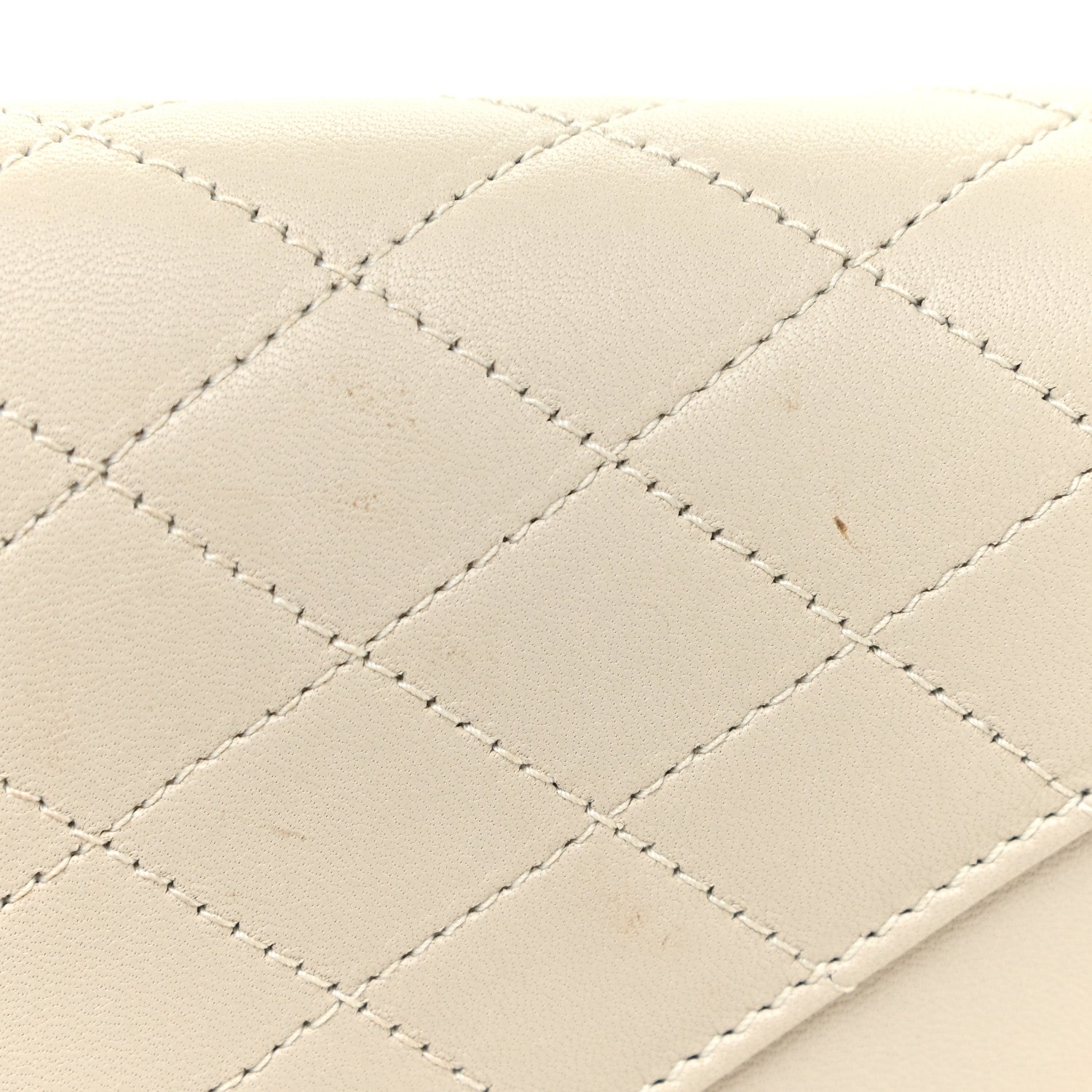 Saint Laurent Lambskin Quilted Mini Gaby Satchel Blanc Vintage 21 of 21