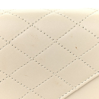 Saint Laurent Lambskin Quilted Mini Gaby Satchel Blanc Vintage 21 of 21