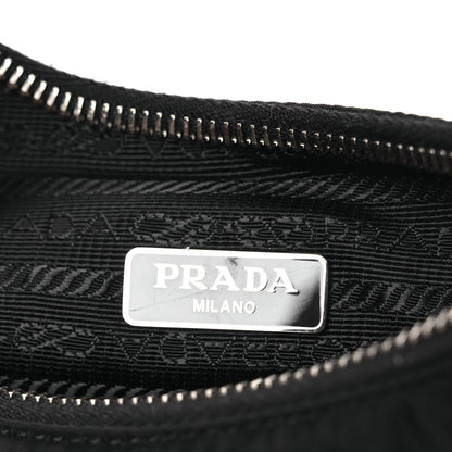 Prada Nylon Re-Edition 2005 Shoulder Bag Black 6 of 15