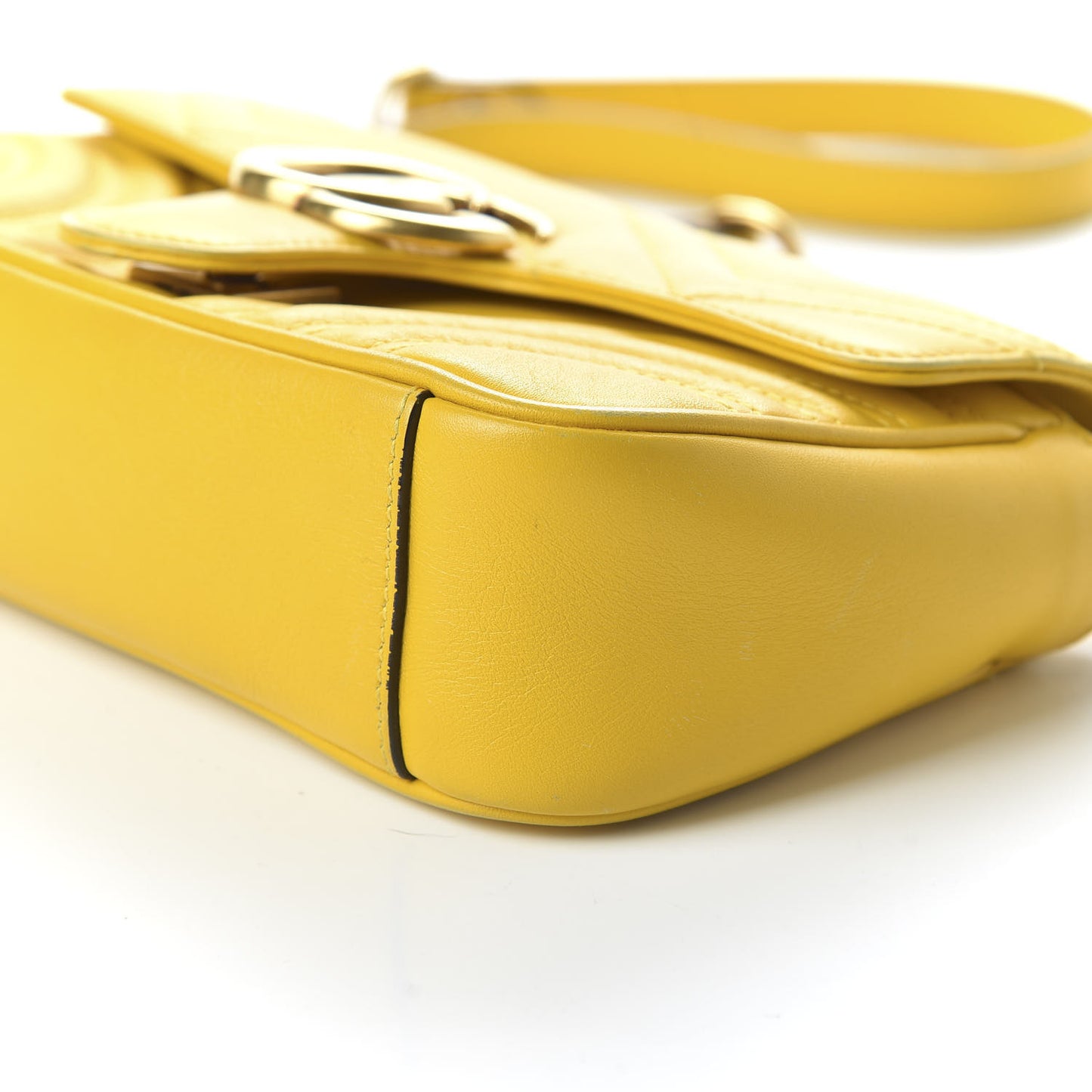 Calfskin Matelasse Mini GG Marmont Shoulder Bag Stone Topaz