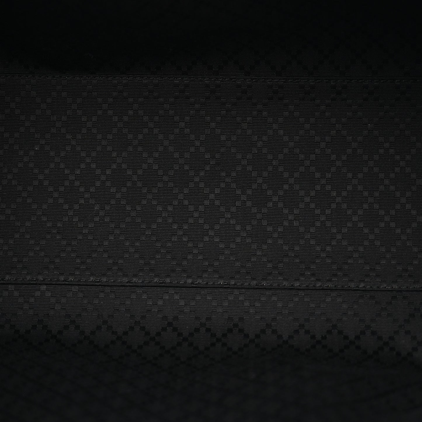 Calfskin Web Large Borsetto Boston Black