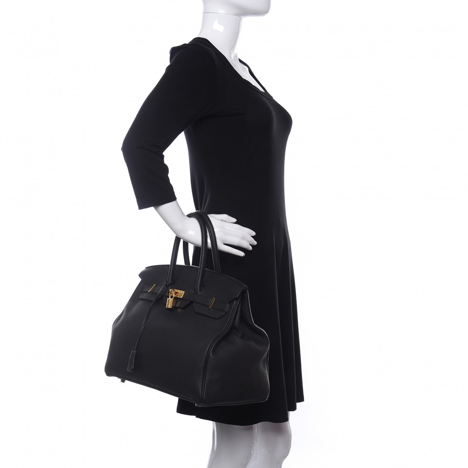 Hermes Togo Birkin 35 Black 2 of 12