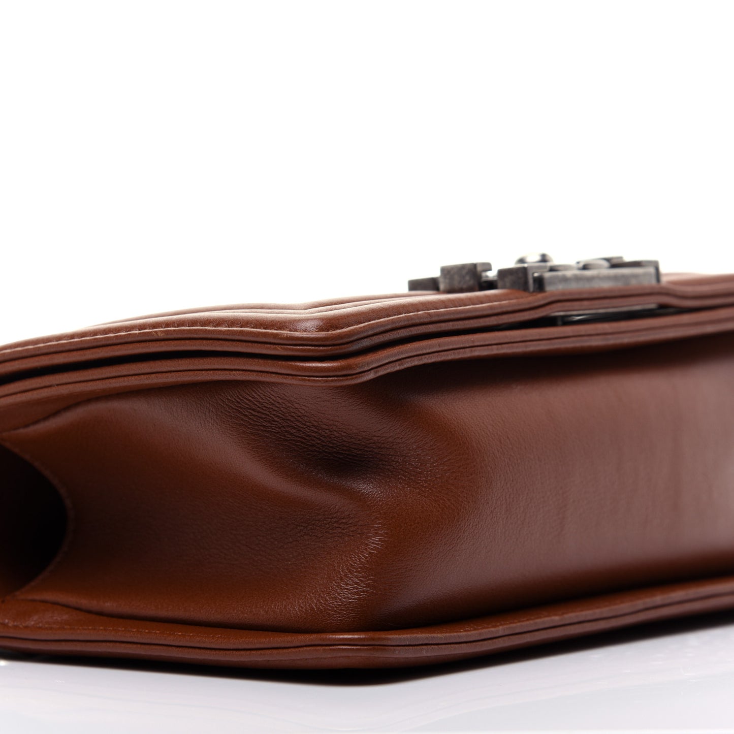 Calfskin Embossed Small Cordoba Boy Flap Brown