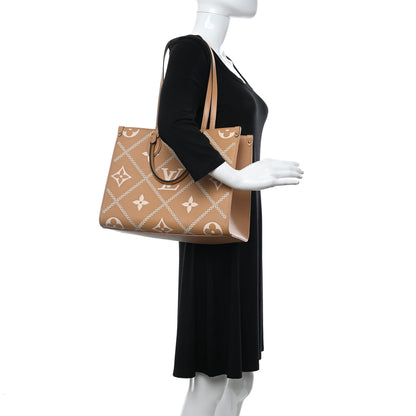 Louis Vuitton Empreinte Monogram Giant Broderies Onthego MM Arizona 2 of 9