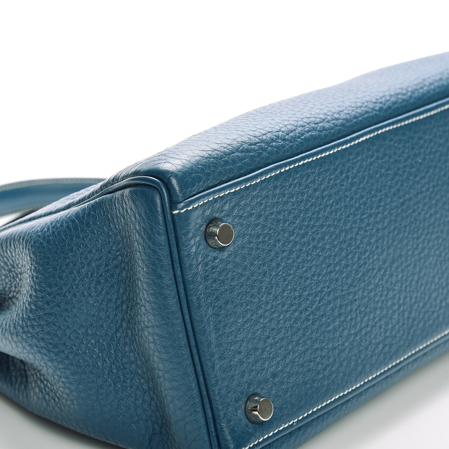 Hermes Taurillon Clemence Kelly Retourne 32 Blue Jean 34 of 40
