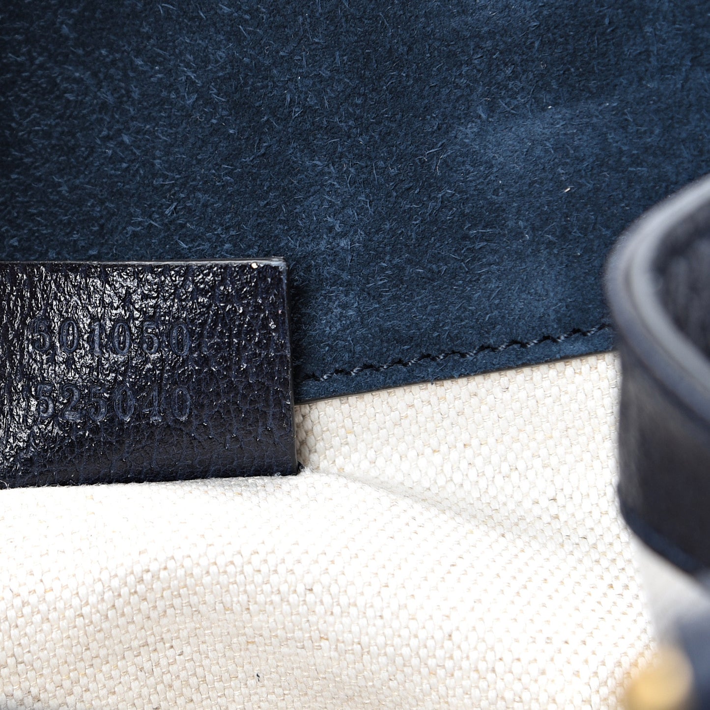 Suede Web Small Neo Vintage Double Flap Messenger Bag Blue