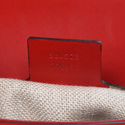 Gucci Ruinart Calfskin Medium Lady Web Shoulder Bag Hibiscus Red 8 of 10