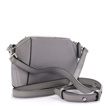 Givenchy Sugar Goatskin Nano Antigona Pearl Grey 2 of 16