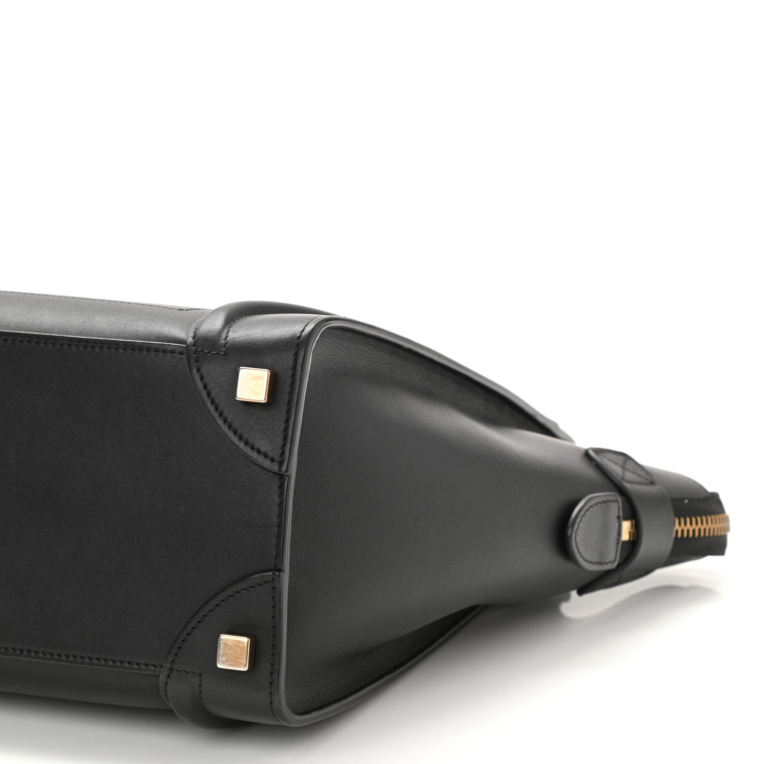 Celine Smooth Calfskin Micro Luggage Black 7 of 8